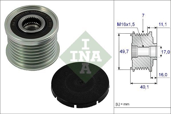 INA 535002110 Alternatör Kasnağı