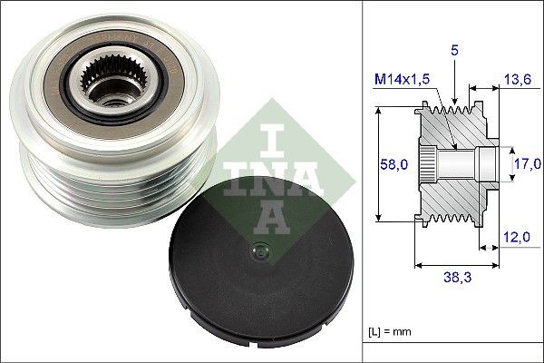 INA 535018410 Alternatör Kasnağı