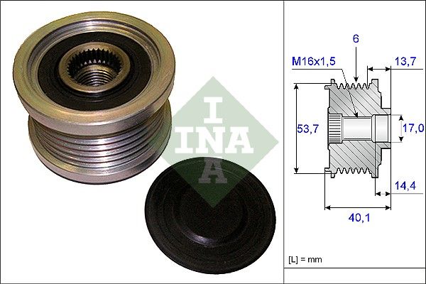 INA 535020210 Alternatör Kasnağı