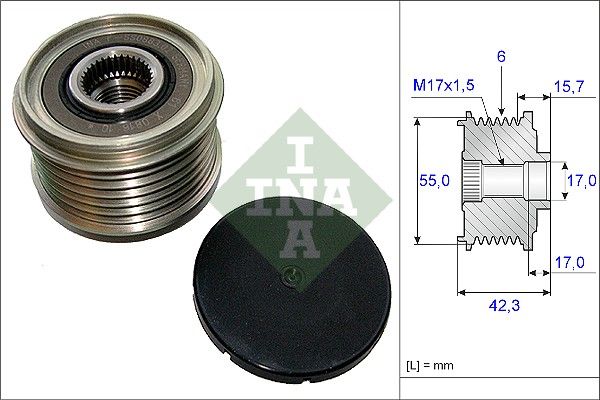 INA 535015410 Alternatör Kasnağı