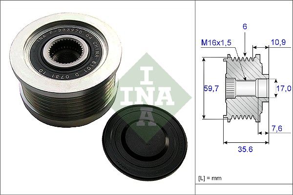 INA 535004610 Alternatör Kasnağı