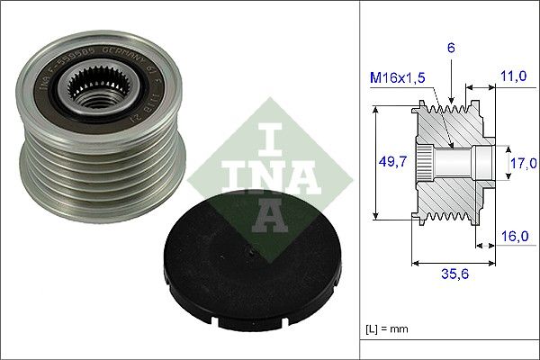 INA 535001610 Alternatör Kasnağı