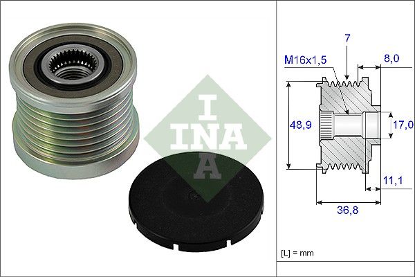 INA 535008110 Alternatör Kasnağı