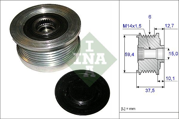 INA 535011010 Alternatör Kasnağı - . Görsel