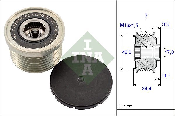 INA 535016410 V Kayış Gergi Rulmanı - . Görsel