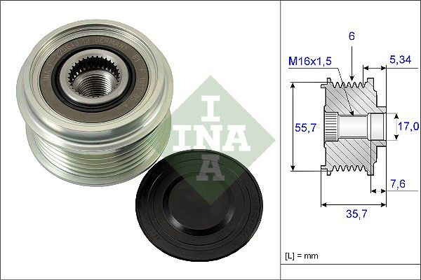 INA 535007710 Alternatör Kasnağı