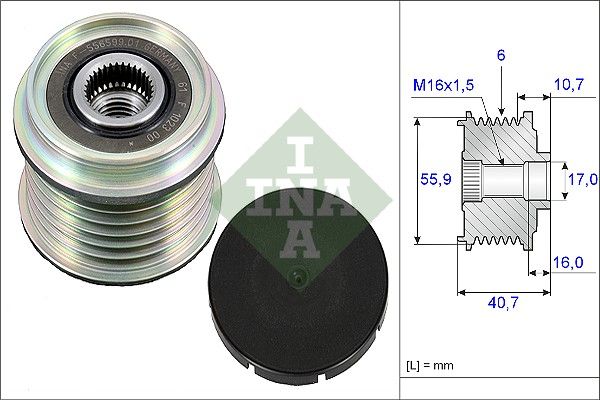 INA 535002810 Alternatör Kasnağı