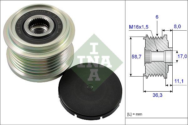 INA 535016010 Alternatör Kasnağı
