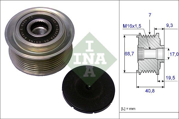 INA 535007910 Alternatör Kasnağı