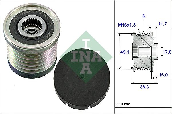 INA 535003010 Alternatör Kasnağı