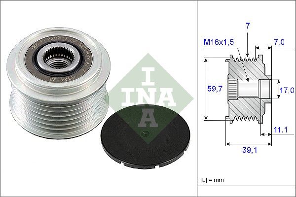 INA 535005310 Alternatör Kasnağı