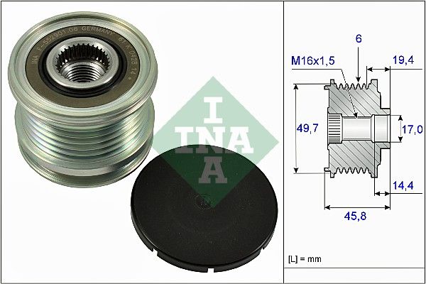 INA 535016810 Alternatör Kasnağı