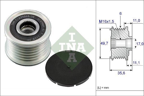 INA 535008610 Alternatör Kasnağı