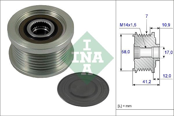 INA 535023210 Alternatör Kasnağı