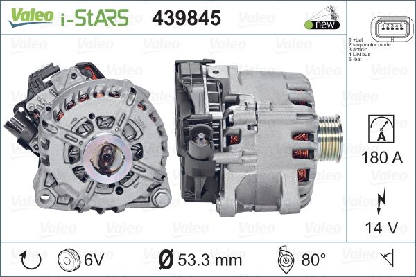 VALEO 439845 Alternatör - . Görsel