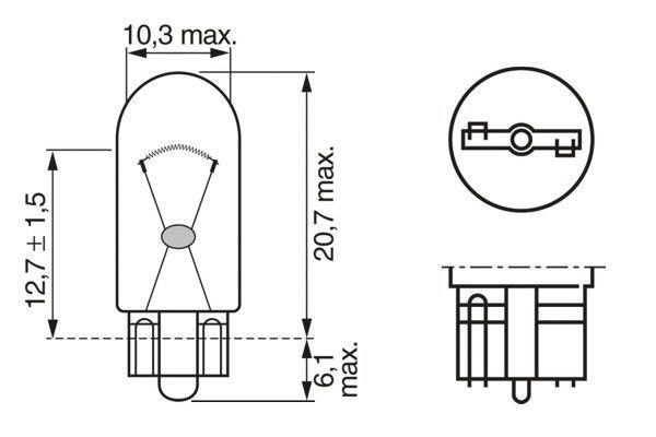 BOSCH 1987302871 Ampül - . Görsel