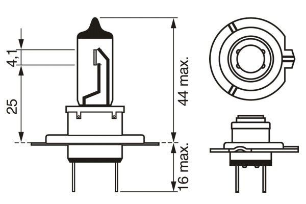 Ampul Gigalight Plus 120 12 V H7 1987301110 - . Görsel
