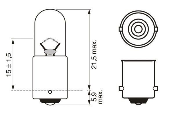 BOSCH 1987302207 Ampül - . Görsel