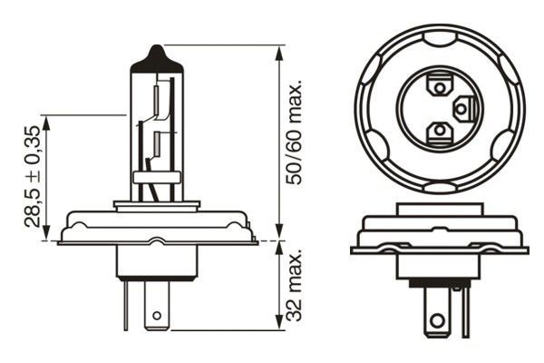 BOSCH 1987302021 Ampül - . Görsel