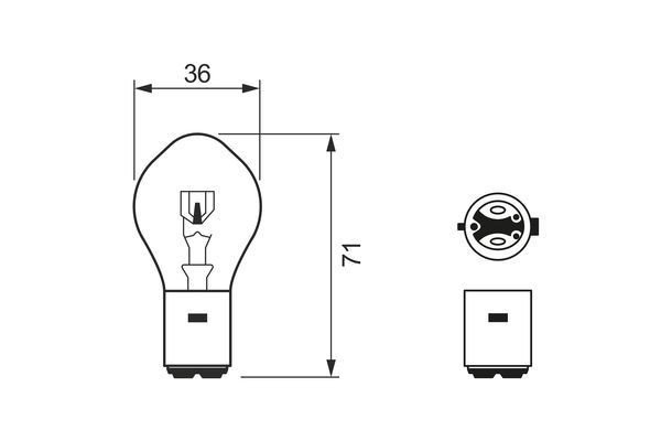BOSCH 1987302105 Ampül