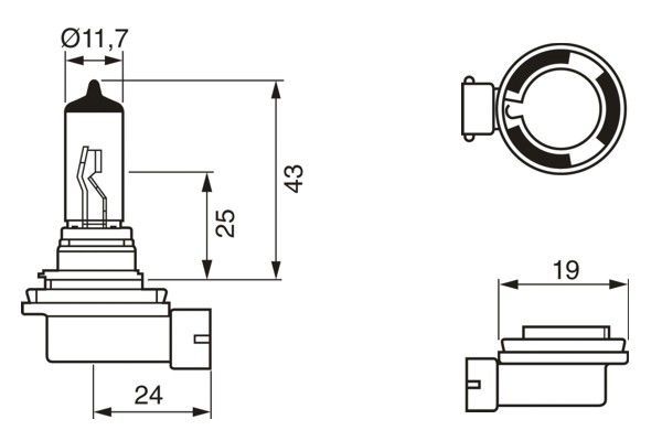 BOSCH 1987302084 Ampül - . Görsel