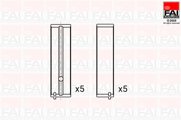 Krank Mili Yatak Çanağı FAI AutoParts BM1152-025