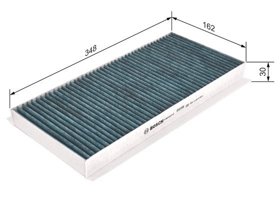 BOSCH 0986628516 Kabin Filtresi - . Görsel