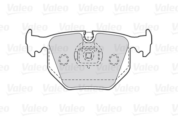 VALEO 670580 Fren Balatası Arka - . Görsel