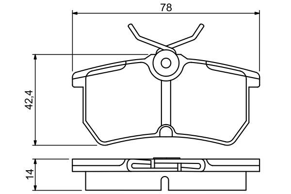 Arka Balata Ford Mec1Bj2M008Aa 1075565