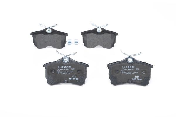 BOSCH 0986424661 Fren Balatası Arka - . Görsel