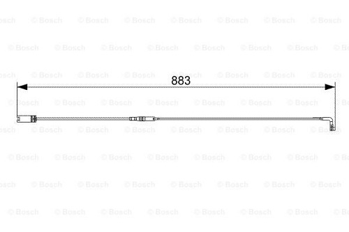BOSCH 1987473005 Arka Balata - . Görsel