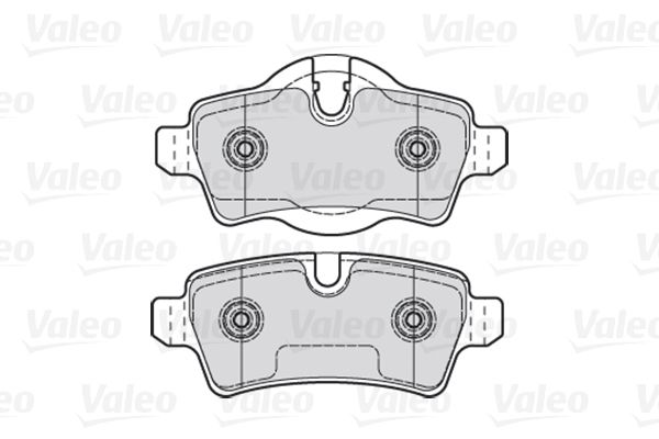 VALEO 670006 Fren Balatası Arka - . Görsel