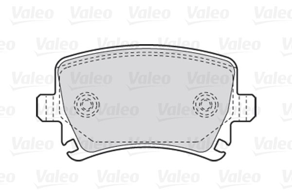 VALEO 670752 Fren Balatası Arka - . Görsel