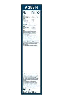 BOSCH 3397016466 Arka Cam Sileceği Aerotwin - . Görsel
