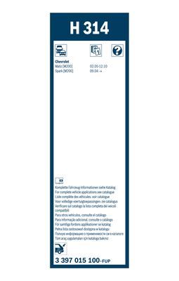 BOSCH 3397015100 Arka Cam Sileceği Plastik - . Görsel