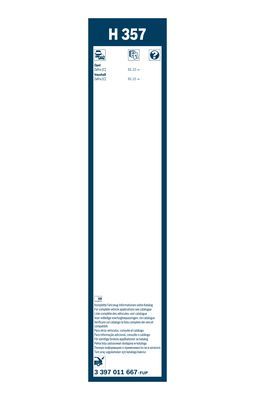 BOSCH 3397011667 Arka Cam Sileceği Plastik - . Görsel