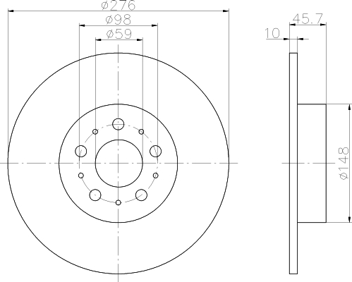 BOSCH 0986479120 Arka Fren Aynası - 6. Görsel