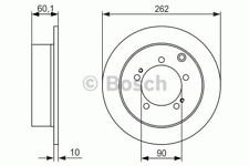 BOSCH 0986479603 Fren Diski Arka - . Görsel