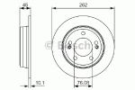 BOSCH 0986479052 Fren Diski Arka - . Görsel