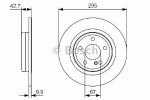 BOSCH 0986479A04 Fren Diski Arka - . Görsel