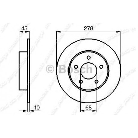 BOSCH 0986479067 Arka Fren Aynası - . Görsel