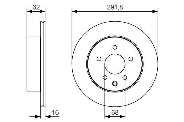 BOSCH 0986479S31 Arka Fren Aynası - . Görsel