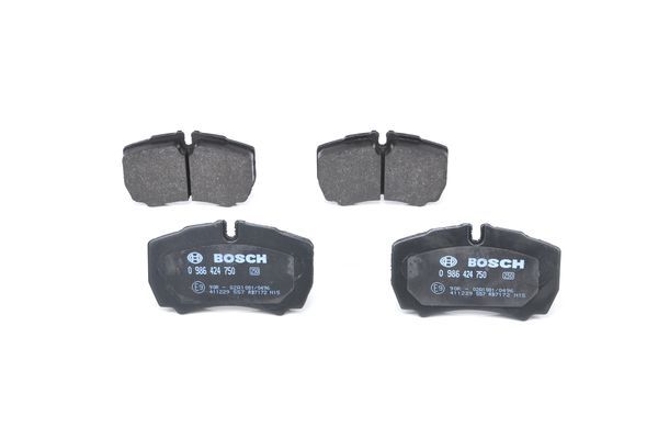 BOSCH 0986424750 Arka Fren Balata - . Görsel