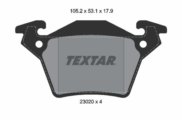 TEXTAR 2302001 Fren Balatası Arka