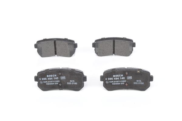 BOSCH 0986494140 Fren Balatası Arka - . Görsel