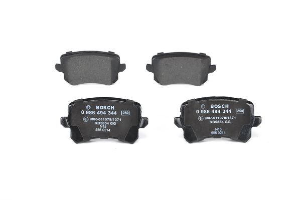 BOSCH 0986494344 Fren Balatası Arka - . Görsel