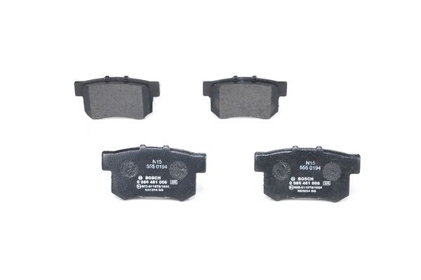 BOSCH 0986461006 Fren Balatası Arka - 3. Görsel