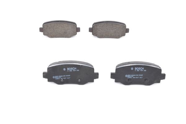 BOSCH 0986494930 Fren Balatası Arka - . Görsel