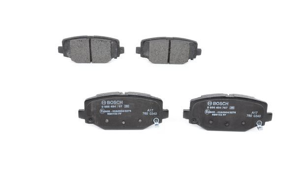 BOSCH 0986494767 Fren Balatası Arka - . Görsel