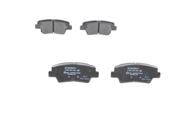 BOSCH 0986494768 Fren Balatası Arka - . Görsel